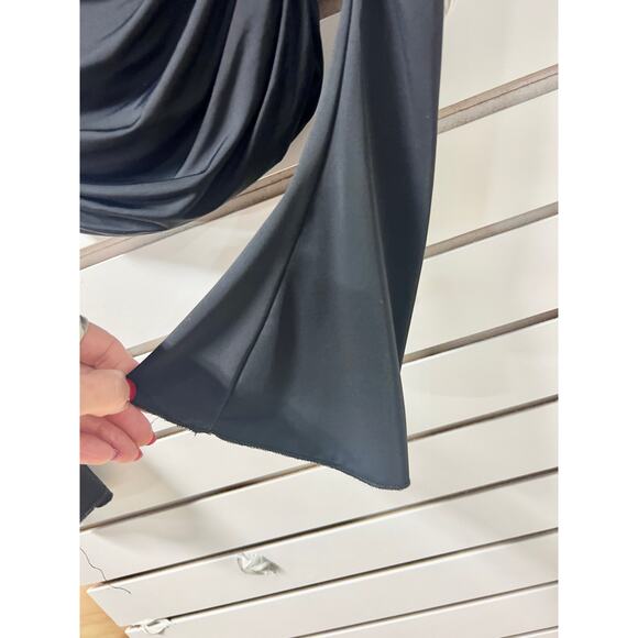 Edikted Ruched Off-Shoulder Crop Top Corey Low Rise Mini Skirt Set Black S / XS - Picture 5 of 9